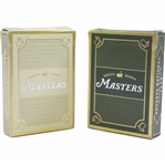 Augusta National Golf Club Masters Green & Gold Playing Card Decks in Original Boxes