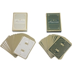 Augusta National Golf Club Masters Green & Gold Playing Card Decks in Original Boxes