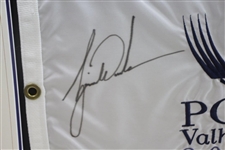 Tiger Woods Signed 2000 PGA at Valhalla Embroidered Flag - Huge Signature! JSA ALOA