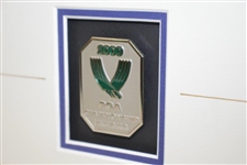 Tiger Woods Signed 2000 PGA at Valhalla Embroidered Flag - Huge Signature! JSA ALOA