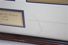 Furyk, Cabrera, Johnson, & Harrington Signed PGA Grand Slam of Golf Flag - Framed JSA ALOA