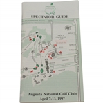 1997 Augusta National Golf Club Masters Spectator Guide - Tigers First Masters Win!