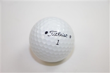 Ben Crenshaw Signed Personal Used Titleist Golf Ball JSA ALOA