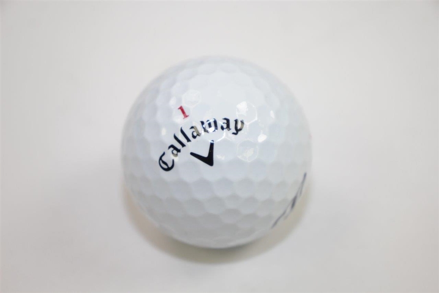 Bryson Dechambeau Signed Callaway Logo Golf Ball JSA ALOA