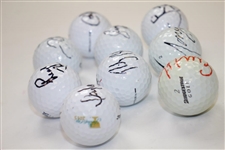 Finau, Leishman, Grillo, Blixt, Hadley, Dufner, Piercy, Henley, & Barnes Signed Golf Balls JSA ALOA