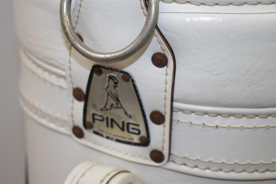 Classic PING White & Black Den Caddy Golf Bag
