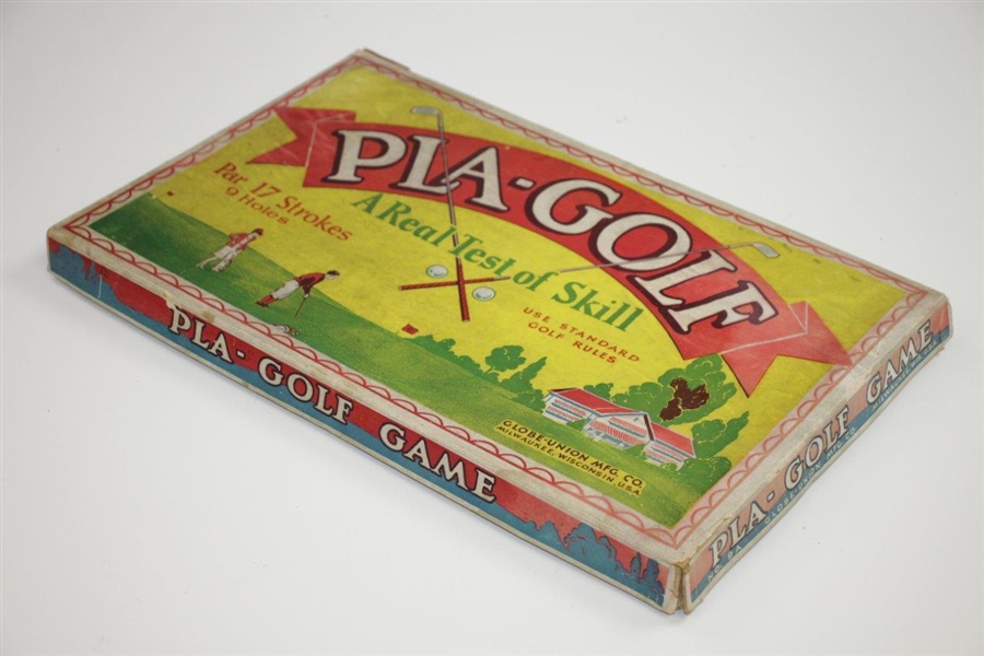 Vintage Pla-Golf 'Real Test of Skill' Golf Game by Globe Union Mfg. Co.