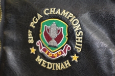 1999 PGA Championship at Medinah Deluxe Leather Travel Bag/Case - Tiger Win
