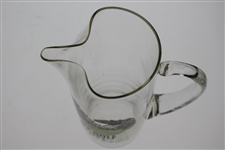 1964 'Ike Golf' Winged Foot Golf Club Clubhouse Glass Pitcher