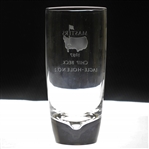 Chip Beck's 1987 Masters Tournament Hole No. 2 Crystal Eagle Glass