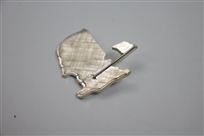 Augusta National Golf Club Sterling Silver Logo Pin in Original Box