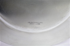 1961 Pine Valley Golf Club George Arthur Crump Memorial Tournament Sterling Silver Plate
