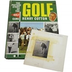 Henry Cottons Personal Back Stamped Old Tom Photo Used in Book - Book Has Hand-Written Notes