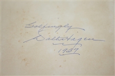 Walter Hagen Signed 'The Walter Hagen Story' by Margaret Seaton Heck JSA ALOA
