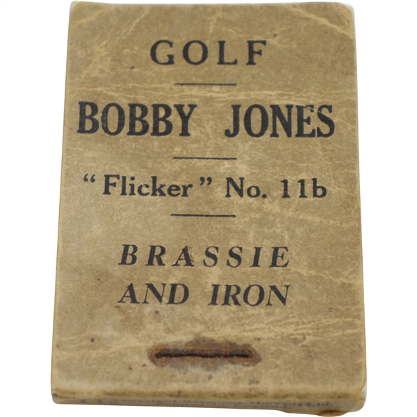 'Golf Shots' by Bobby Jones Flicker Book No. 11b - Brassie and Iron Shots