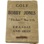 Golf Shots by Bobby Jones Flicker Book No. 11b - Brassie and Iron Shots