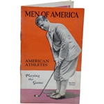 1929 Bobby Jones Cover Men of America No. 35 Sports Booklet - Great Condition