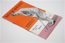 1929 Bobby Jones Cover 'Men of America' No. 35 Sports Booklet - Great Condition