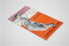 1929 Bobby Jones Cover 'Men of America' No. 35 Sports Booklet - Great Condition
