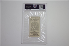 1928 Walter Hagen Famous Golfers J. Millhoff & Co. #2 Card PSA #43410341 EX 5