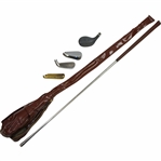 1940s Jakosky Trija Golf Club Single Shaft with 4 Interchangeable Heads - In Original Case
