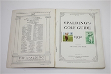 1932 Spalding's Athletic Library Golf Guide 'Hot I Play Golf' No. 3X Booklet by Bobby Jones