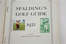 1932 Spalding's Athletic Library Golf Guide 'Hot I Play Golf' No. 3X Booklet by Bobby Jones