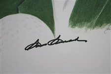 Sam Snead Signed 18x24 Ltd Ed Zappola Print #139/2000 JSA ALOA
