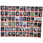 Uncut Sheet of 1990 PGA Tour At A Glance Golf Cards