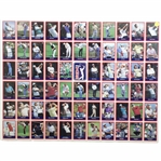 Uncut Sheet of 1989 PGA Tour Golf Cards