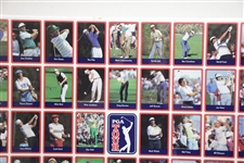 Uncut Sheet of 1989 PGA Tour Golf Cards