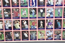 Uncut Sheet of 1989 PGA Tour Golf Cards