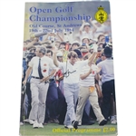 Tom Watson Signed 1984 OPEN Championship at St. Andrews Program JSA ALOA