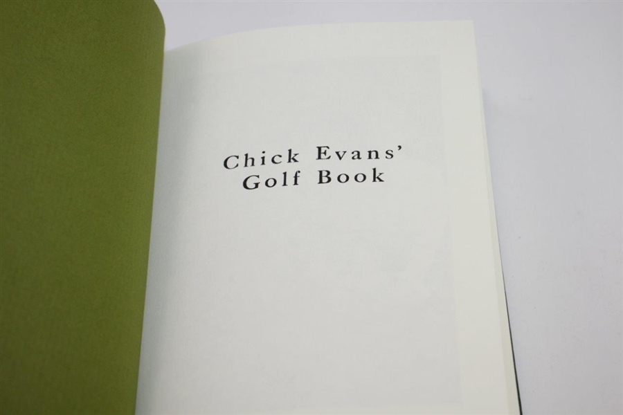 1985 Memorial Tournament Edition Hardbound Book Honoring Chick Evans Ltd Ed 415/425