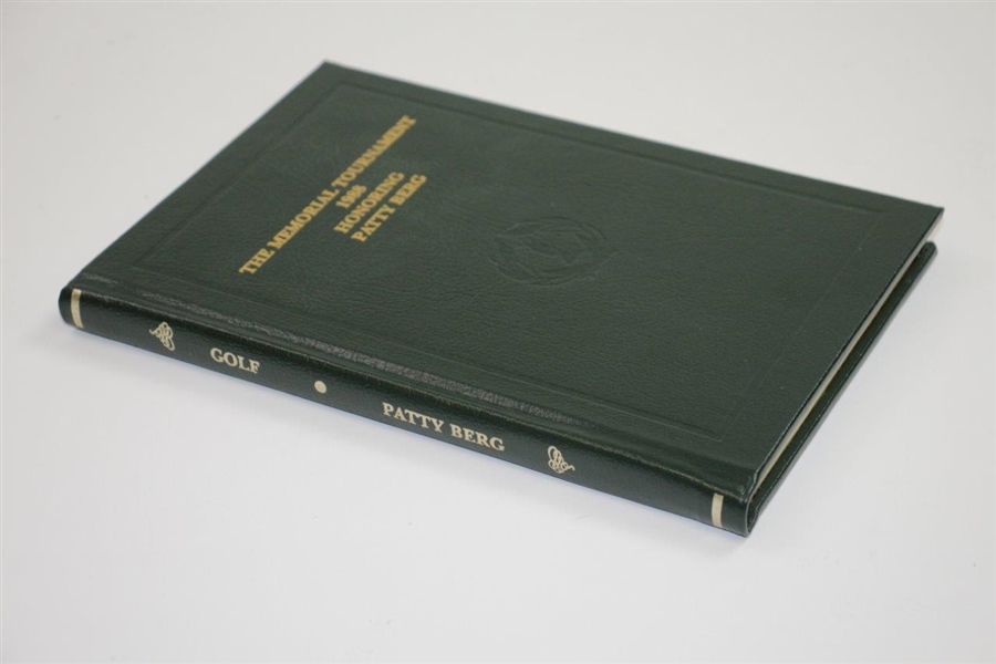 1988 Memorial Tournament Ltd Ed Book Honoring Patty Berg #234/250