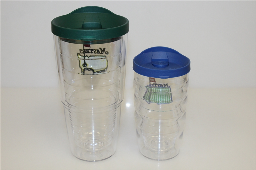 'Family Set' Of Masters Tervis Tumblers - Two 24 oz. Tumblers & Two 10 oz. Tumblers