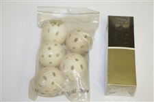 Kent Practice Golf Balls with Sleeve of Unopened Kroydon Golf Balls