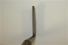 Nicholls Special Smooth Face Nickel Plate Cleek with 105 Shaft Stamp