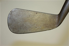 Nicholls Special Smooth Face Nickel Plate Cleek with 105 Shaft Stamp