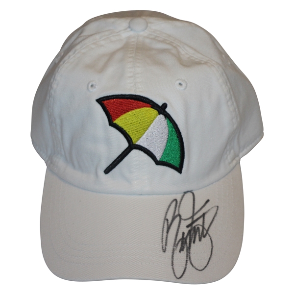 Rickie Fowler Signed Arnold Palmer Invitational White Hat JSA #U97280