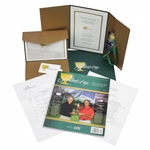 Ken Venturis Personal 2009 The Presidents Cup Invitation, Badges, Program, & more
