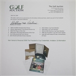 Ken Venturi's Personal 2009 The President's Cup Invitation, Badges, Program, & more