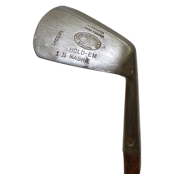 John Shearman Special Hold-Em 1H Mashie with Concave Dot Face