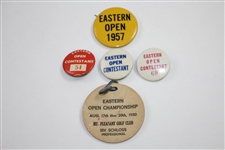 1950's Eastern Open Tickets, Contestant Badges, Program, Pairing Sheets - Rod Munday Collection
