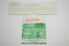 1950's Eastern Open Tickets, Contestant Badges, Program, Pairing Sheets - Rod Munday Collection