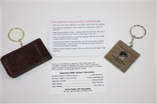 Ken Venturi's Personal USGA Member Badge & Card with Two Disabled Veterans Member Keychains