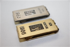 Ken Venturi's 1985 & 1986 PGA Tour Players Money Clips