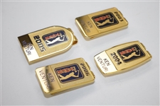 Ken Venturi's 2003, 2004, 2005 & 2006 PGA Tour Players Money Clips