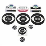 Ken Venturis Personal CBS Patches(3), Stickers(4) with 2002 Buick Inv. & AT&T Pebble Pro-Am(x2)