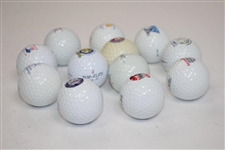 Twelve(12) Different PGA Tour Event Logo Golf Balls - Kemper Open, Las Vegas, & other